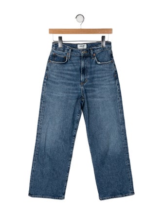 AGOLDE Mid-Rise Wide Leg Jeans