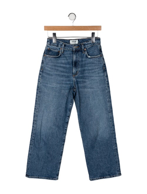 AGOLDE Mid-Rise Wide Leg Jeans