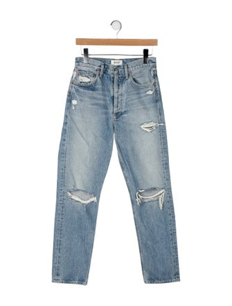 AGOLDE High-Rise Straight Leg Jeans