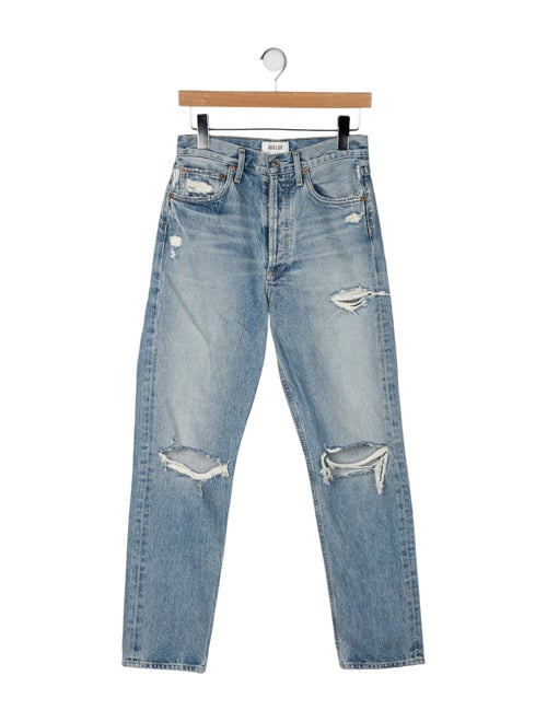 AGOLDE High-Rise Straight Leg Jeans
