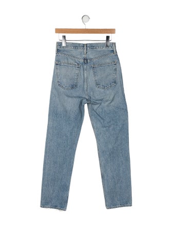 AGOLDE High-Rise Straight Leg Jeans