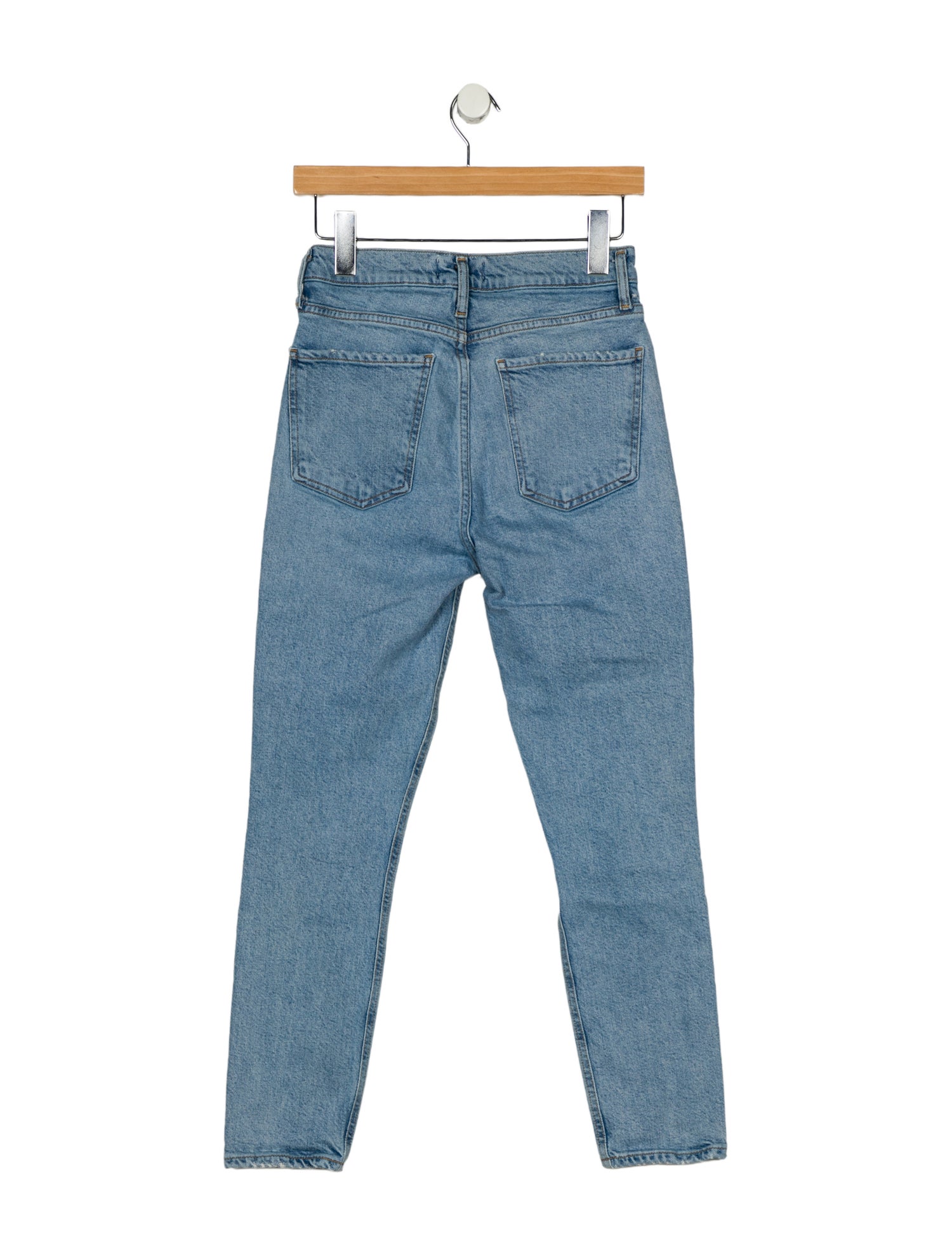 AGOLDE Mid-Rise Skinny Leg Jeans