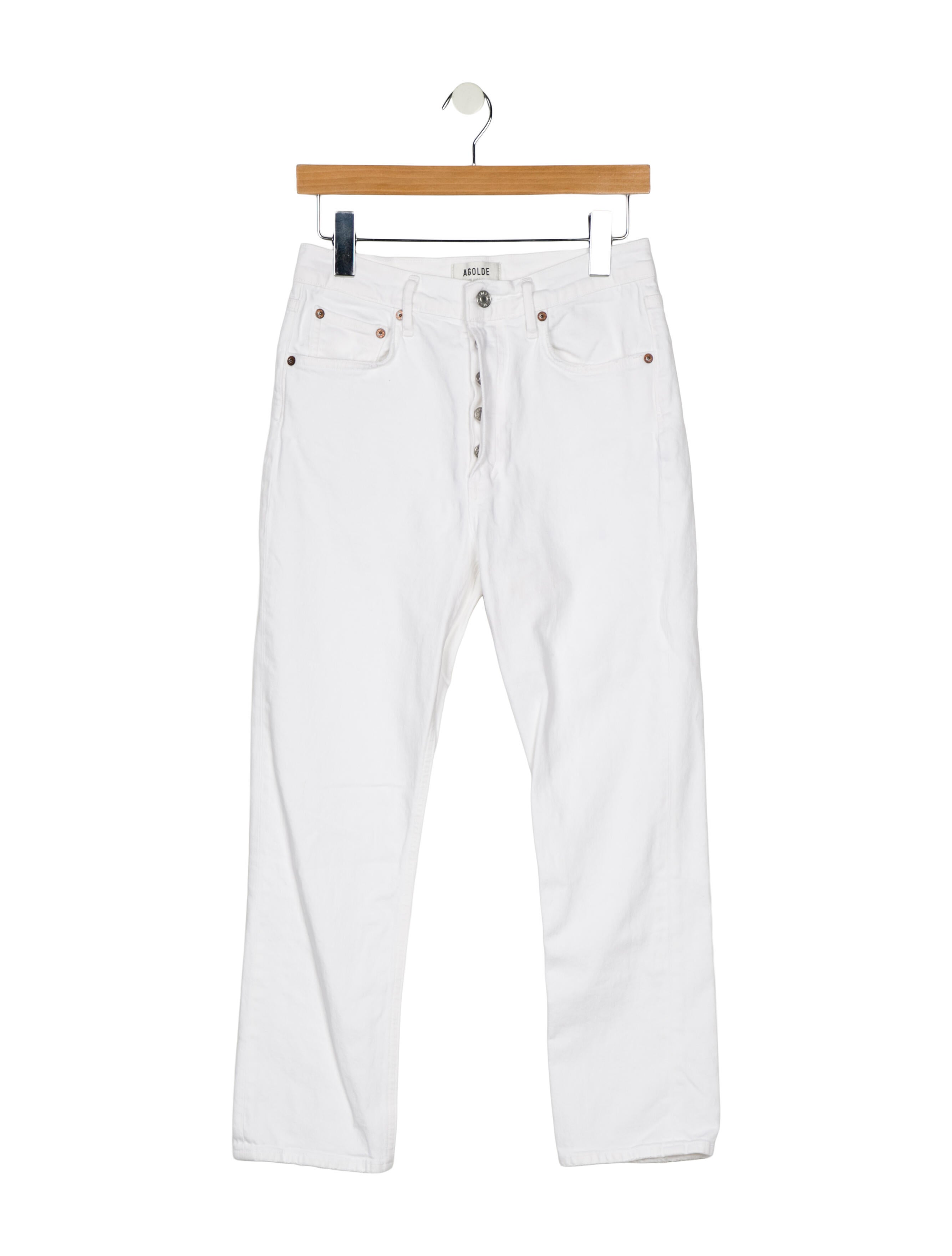 AGOLDE High-Rise Straight Leg Jeans