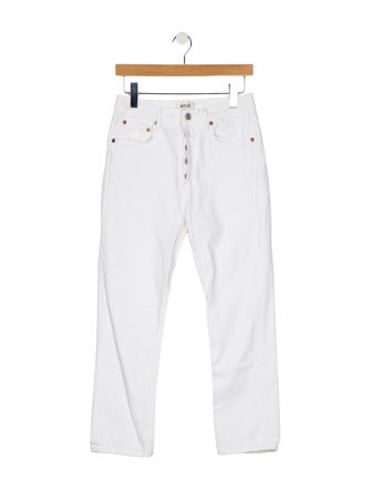 AGOLDE High-Rise Straight Leg Jeans