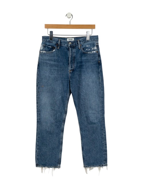 AGOLDE High-Rise Straight Leg Jeans
