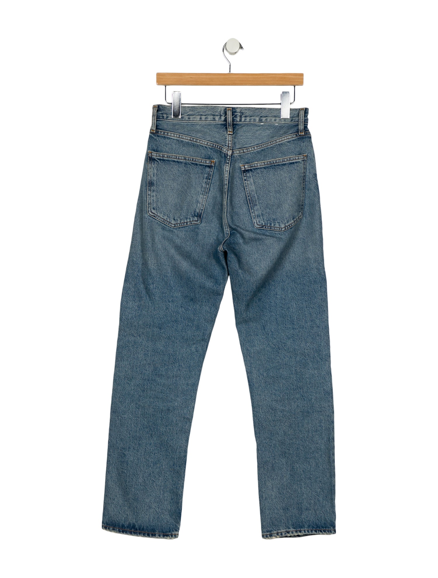 AGOLDE High-Rise Straight Leg Jeans