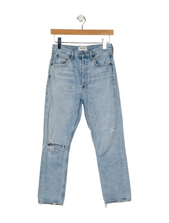 AGOLDE High-Rise Straight Leg Jeans