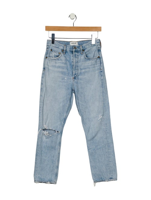 AGOLDE High-Rise Straight Leg Jeans