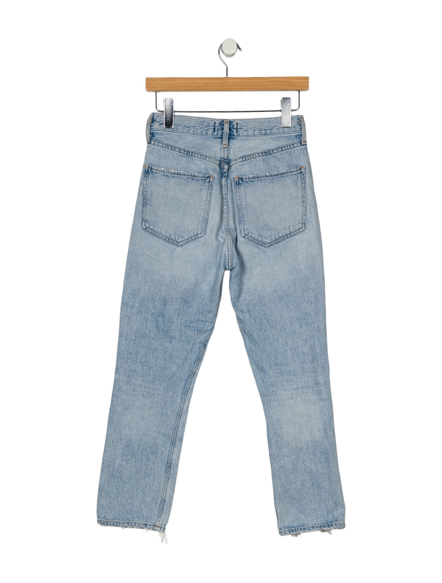 AGOLDE High-Rise Straight Leg Jeans