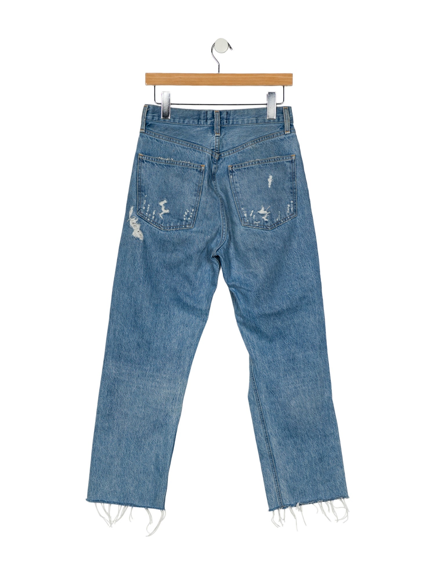 AGOLDE High-Rise Straight Leg Jeans