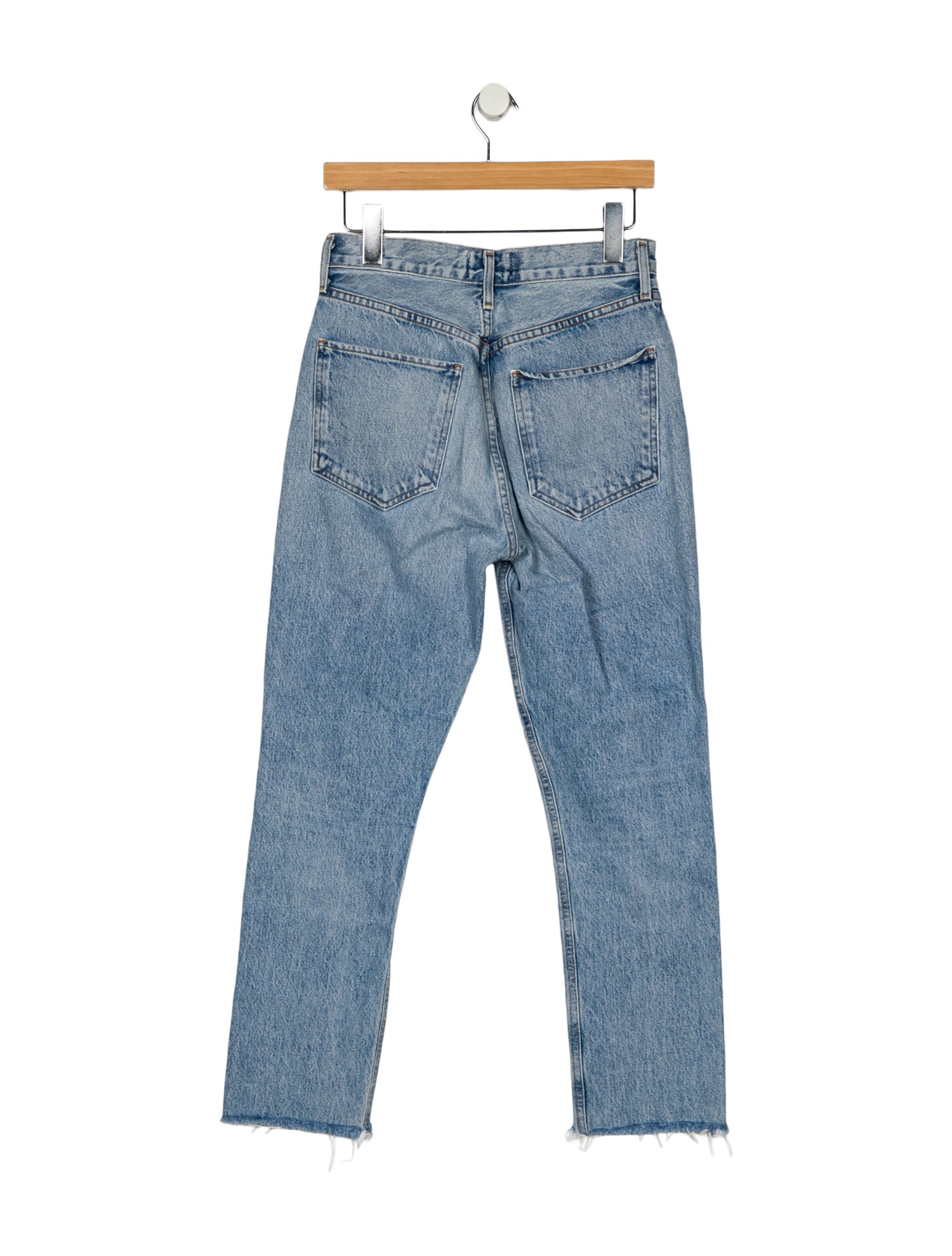 AGOLDE High-Rise Straight Leg Jeans