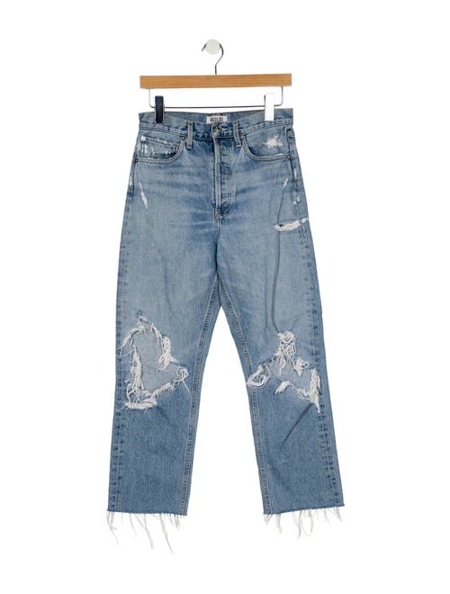 AGOLDE High-Rise Straight Leg Jeans