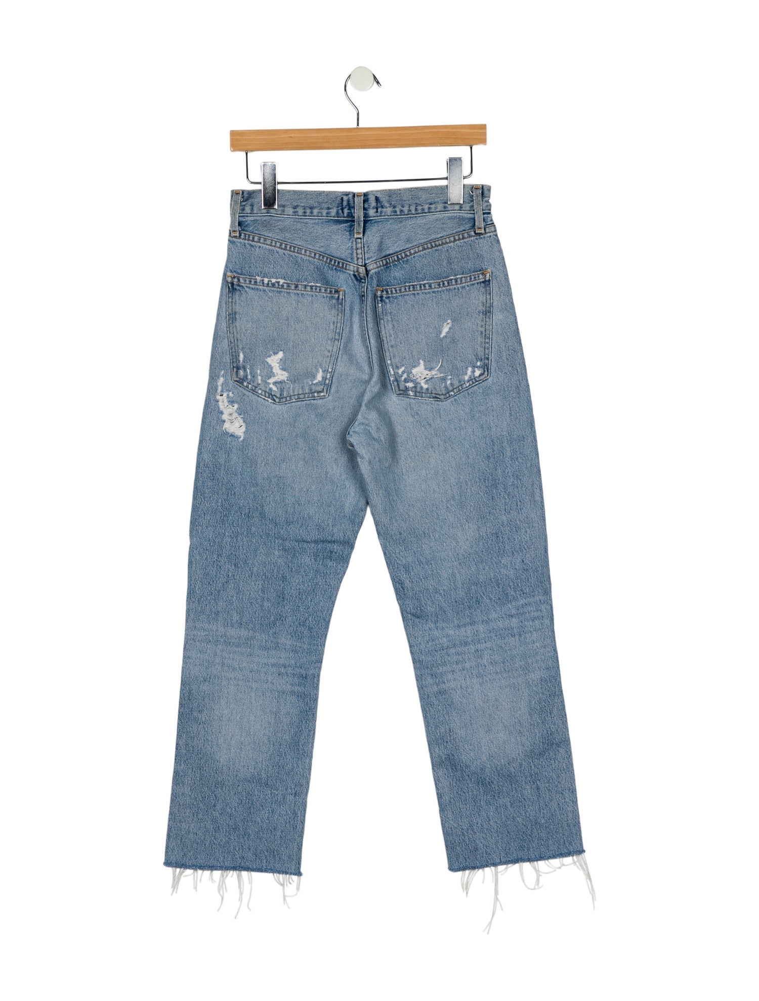 AGOLDE High-Rise Straight Leg Jeans