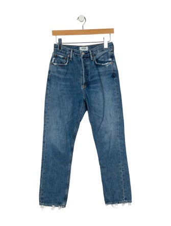AGOLDE High-Rise Straight Leg Jeans
