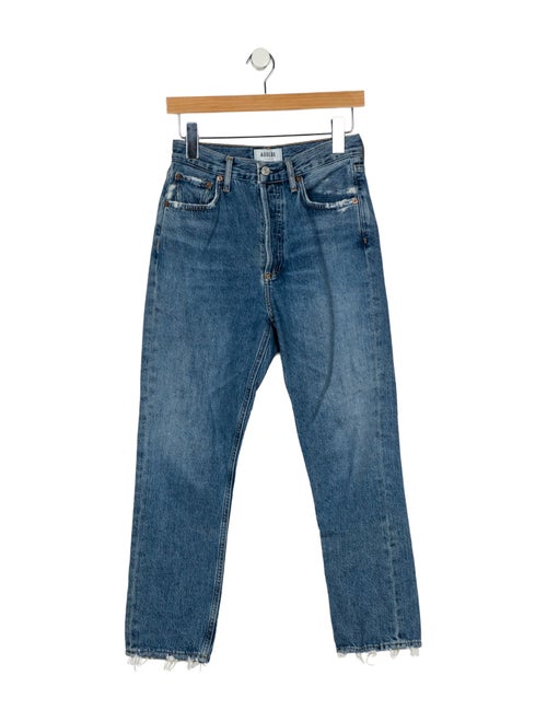 AGOLDE High-Rise Straight Leg Jeans