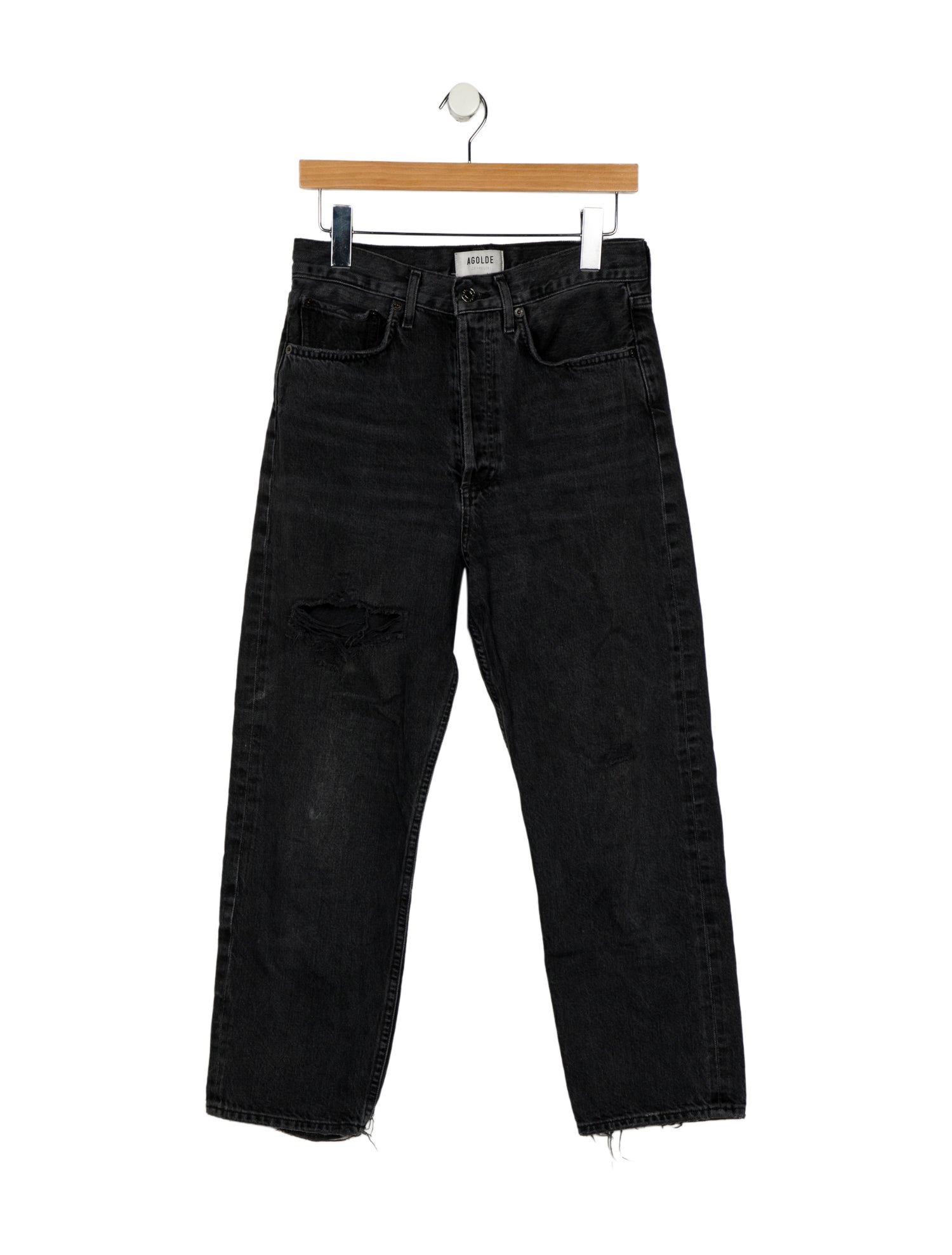 AGOLDE High-Rise Straight Leg Jeans