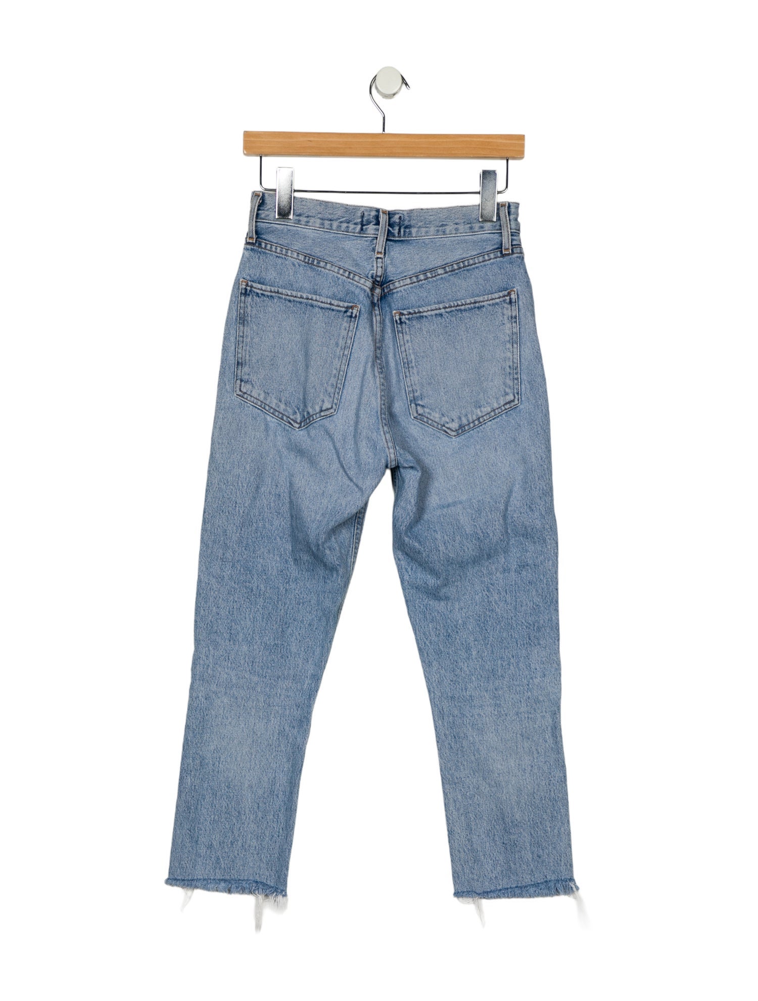 AGOLDE High-Rise Straight Leg Jeans