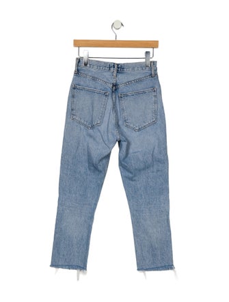 AGOLDE High-Rise Straight Leg Jeans