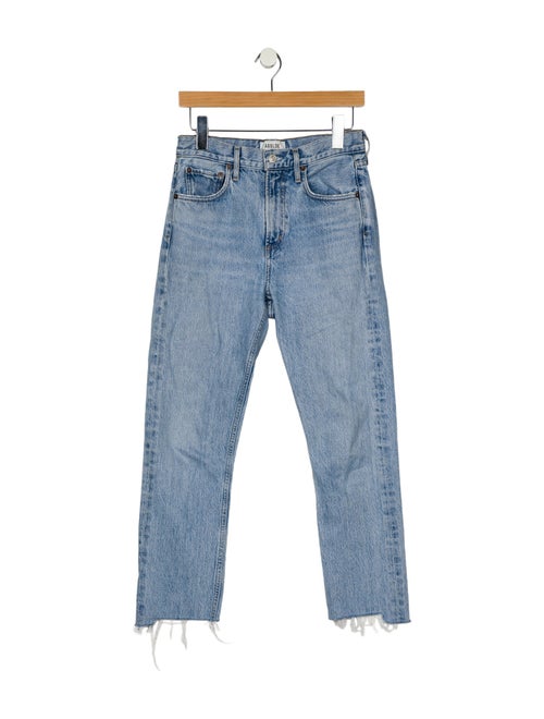 AGOLDE Mid-Rise Straight Leg Jeans