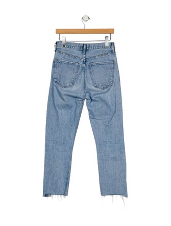AGOLDE Mid-Rise Straight Leg Jeans