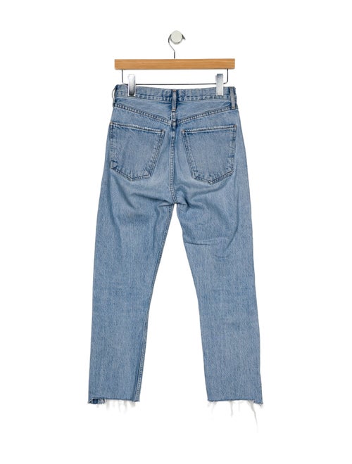 AGOLDE Mid-Rise Straight Leg Jeans