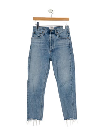 AGOLDE High-Rise Straight Leg Jeans