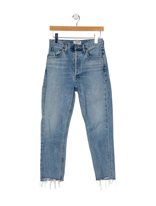 AGOLDE High-Rise Straight Leg Jeans