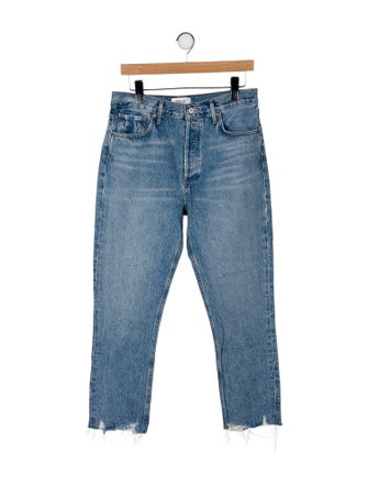 AGOLDE High-Rise Straight Leg Jeans