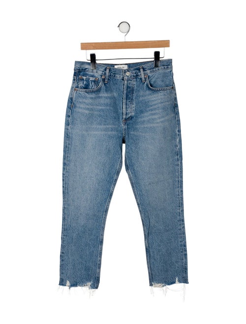 AGOLDE High-Rise Straight Leg Jeans