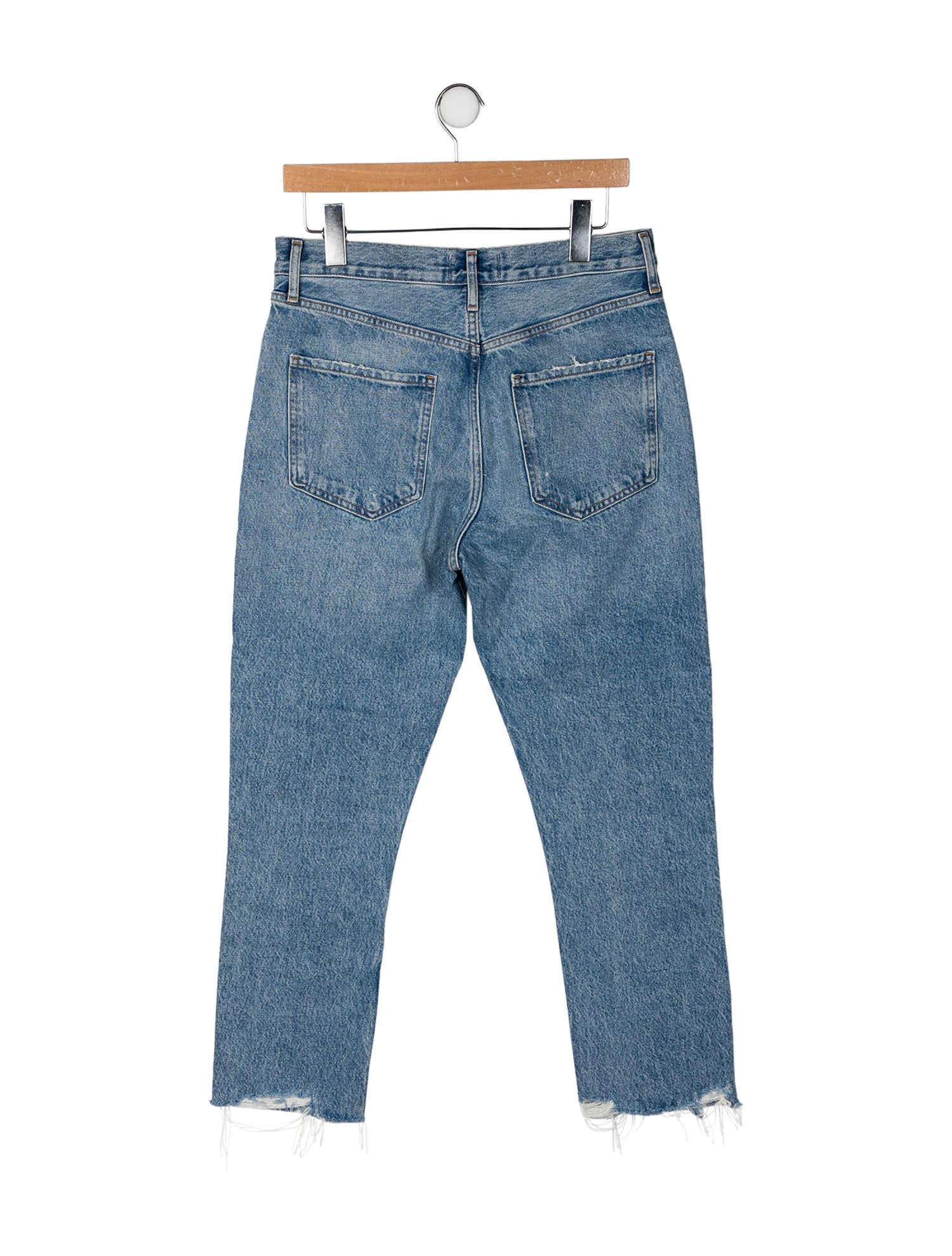 AGOLDE High-Rise Straight Leg Jeans