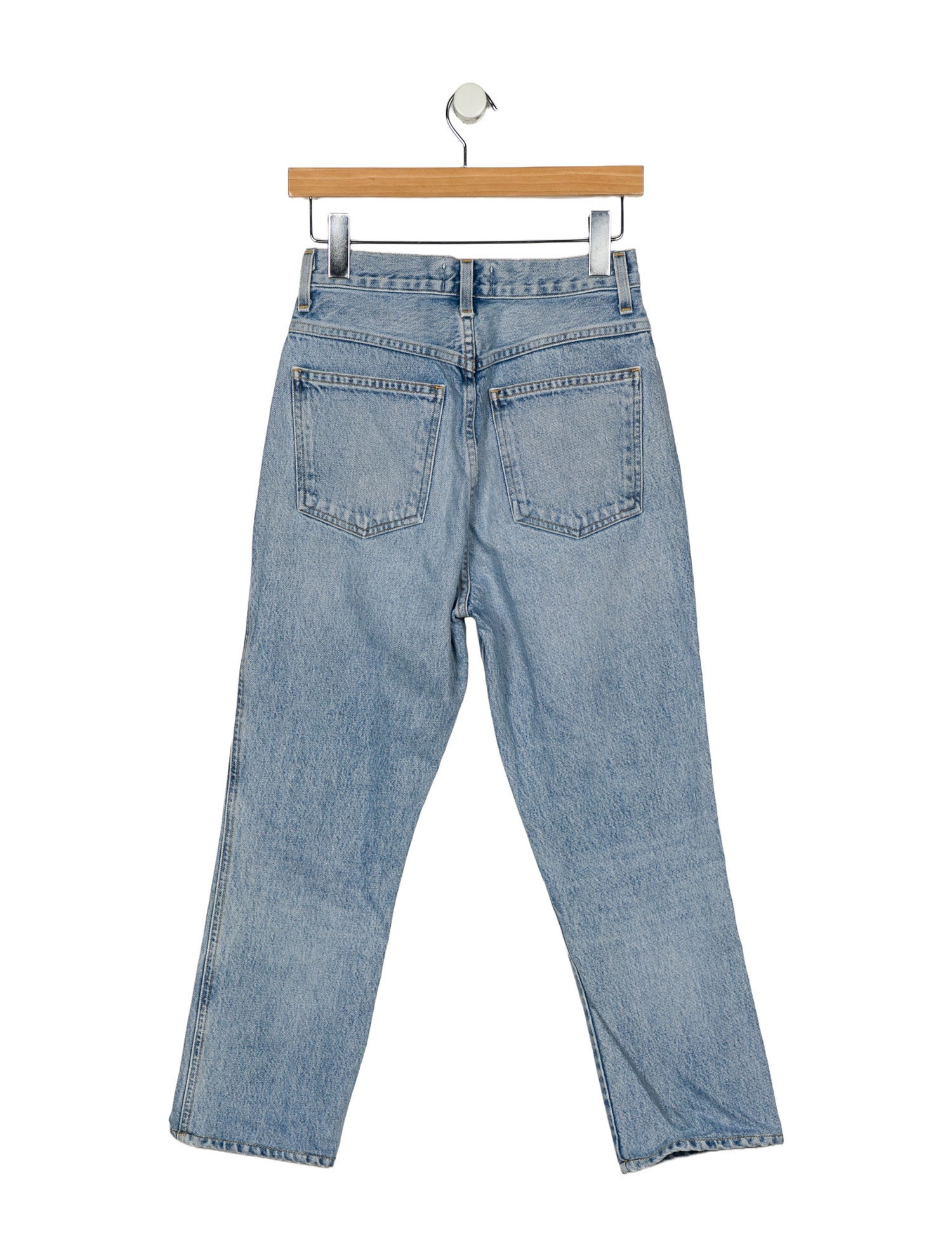 AGOLDE High-Rise Straight Leg Jeans