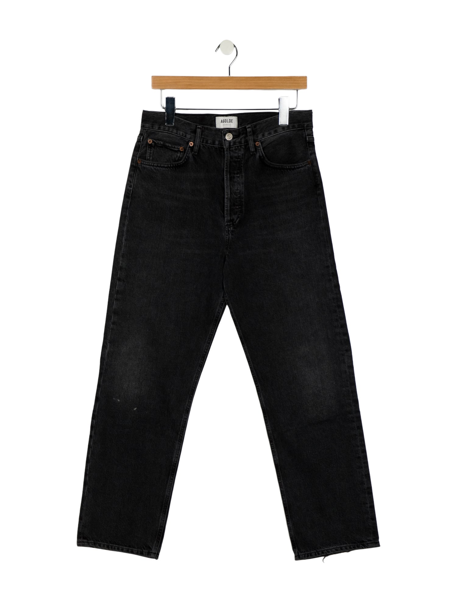 AGOLDE High-Rise Straight Leg Jeans
