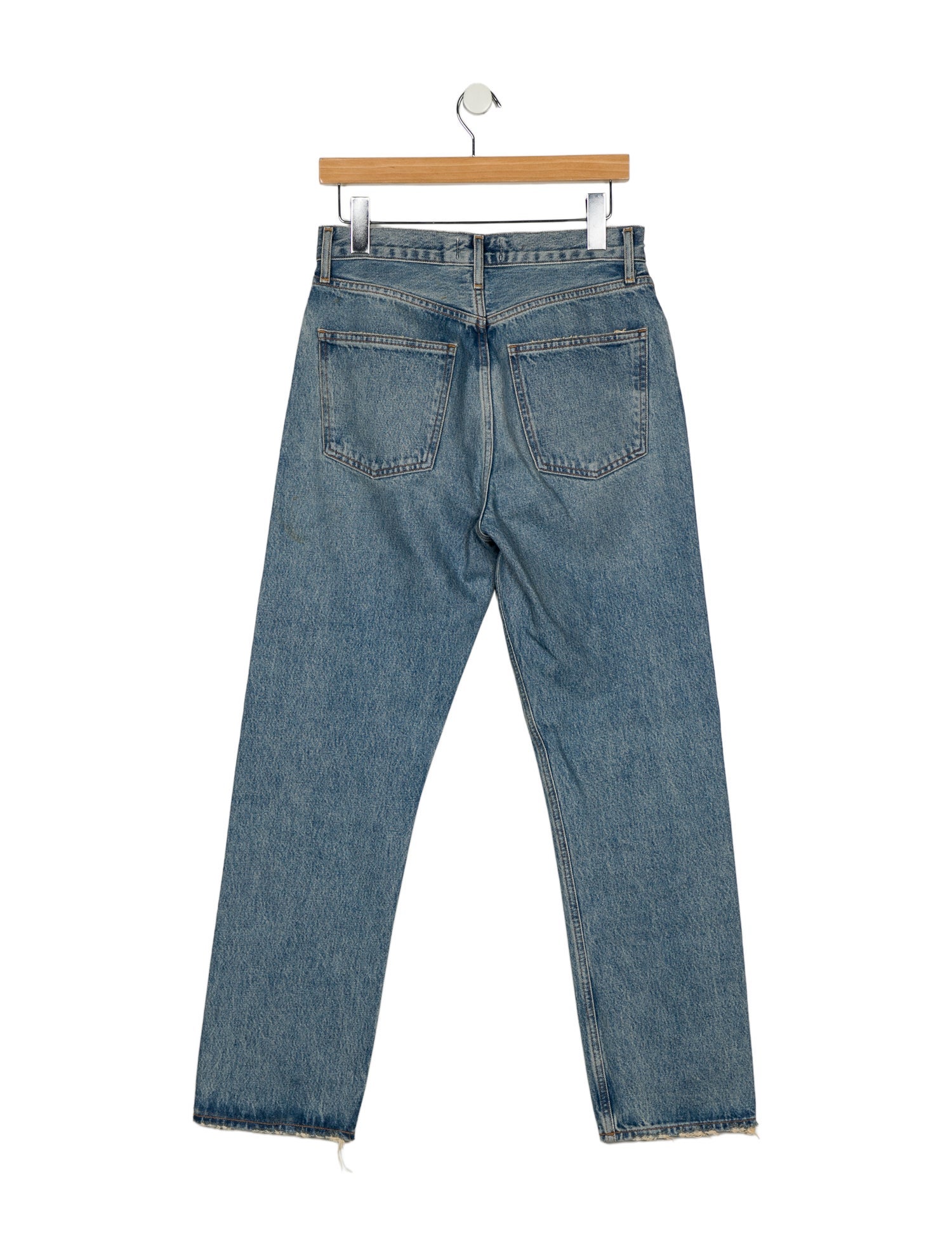 AGOLDE High-Rise Straight Leg Jeans