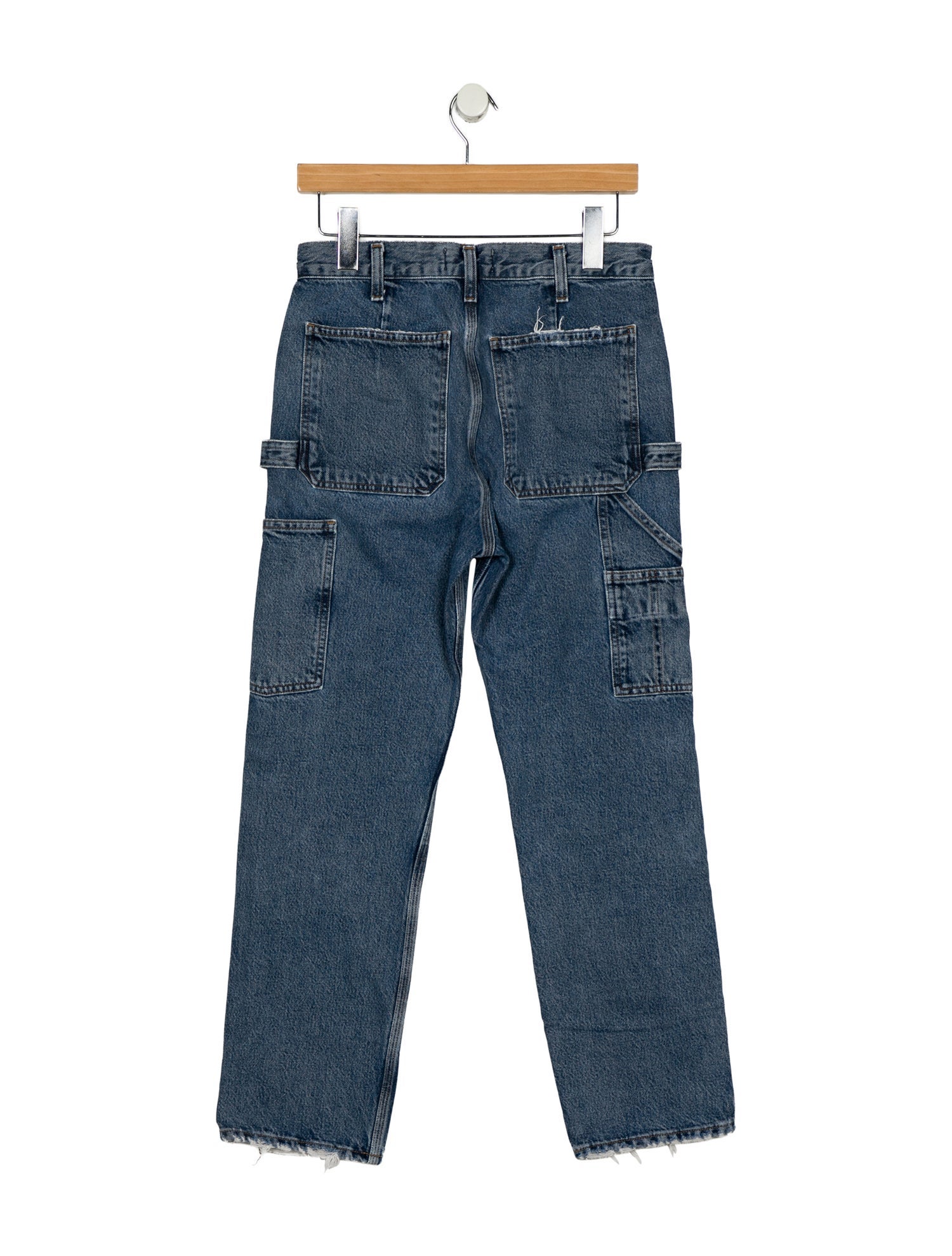 AGOLDE Mid-Rise Straight Leg Jeans