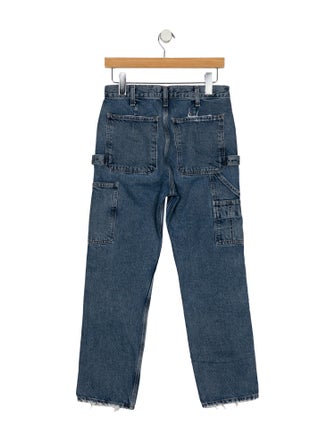 AGOLDE Mid-Rise Straight Leg Jeans