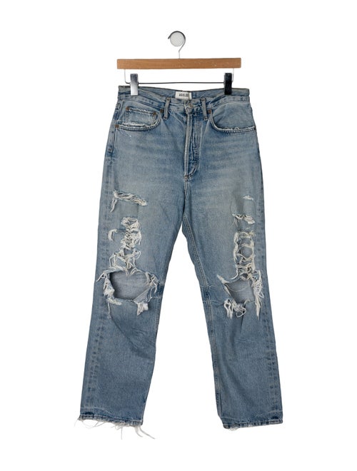 AGOLDE High-Rise Straight Leg Jeans