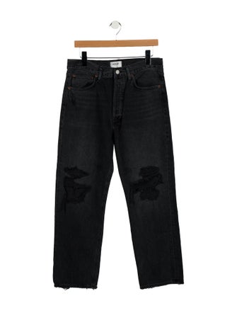 AGOLDE High-Rise Straight Leg Jeans