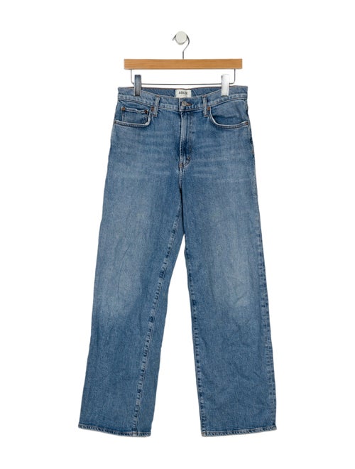 AGOLDE Mid-Rise Wide Leg Jeans