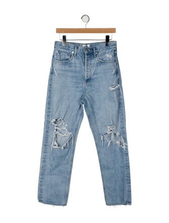 AGOLDE High-Rise Straight Leg Jeans