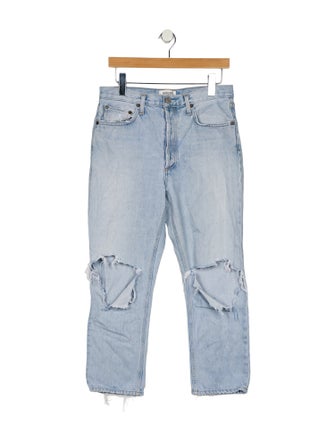 AGOLDE Mid-Rise Straight Leg Jeans
