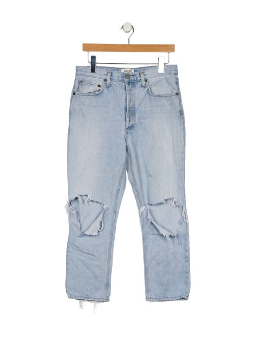 AGOLDE Mid-Rise Straight Leg Jeans