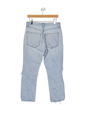 AGOLDE Mid-Rise Straight Leg Jeans