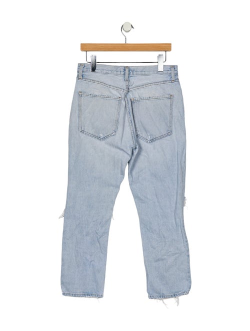 AGOLDE Mid-Rise Straight Leg Jeans