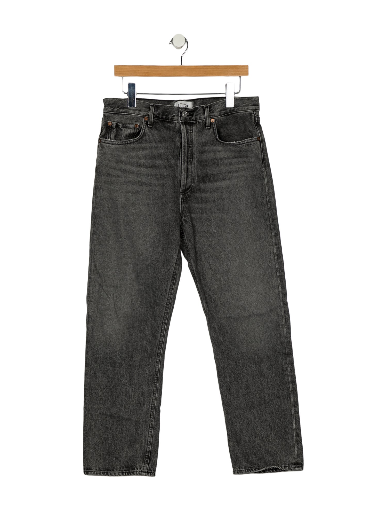 AGOLDE High-Rise Straight Leg Jeans