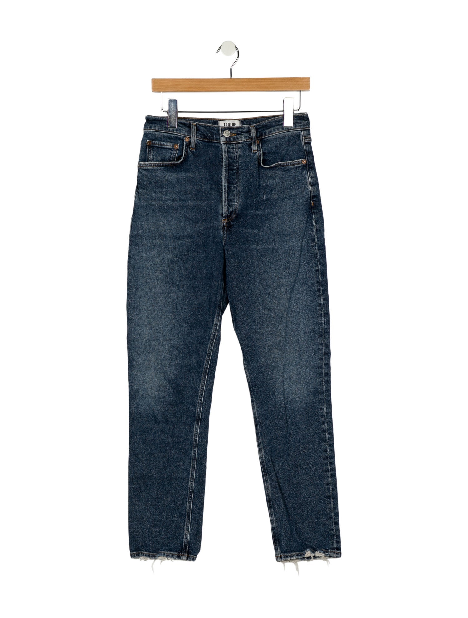 AGOLDE Mid-Rise Skinny Leg Jeans