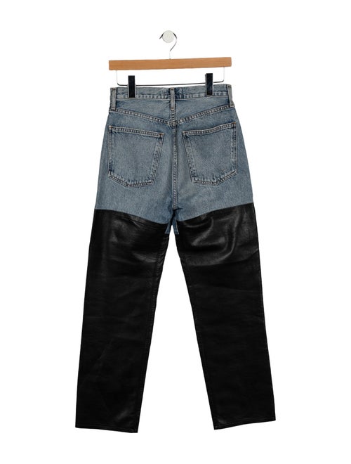 AGOLDE High-Rise Straight Leg Jeans