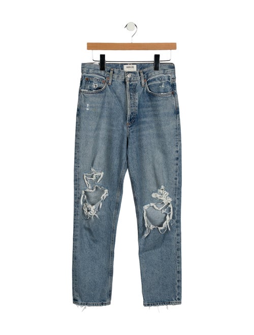 AGOLDE Mid-Rise Straight Leg Jeans