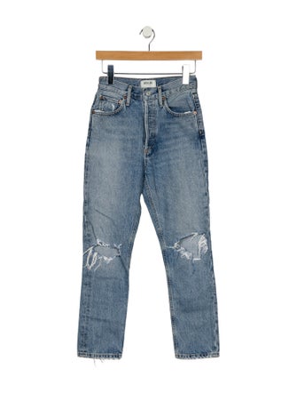AGOLDE Mid-Rise Straight Leg Jeans