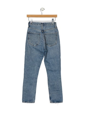 AGOLDE Mid-Rise Straight Leg Jeans