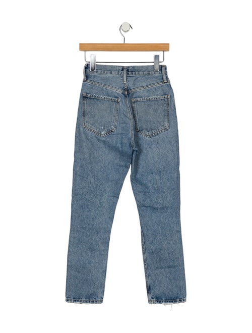 AGOLDE Mid-Rise Straight Leg Jeans